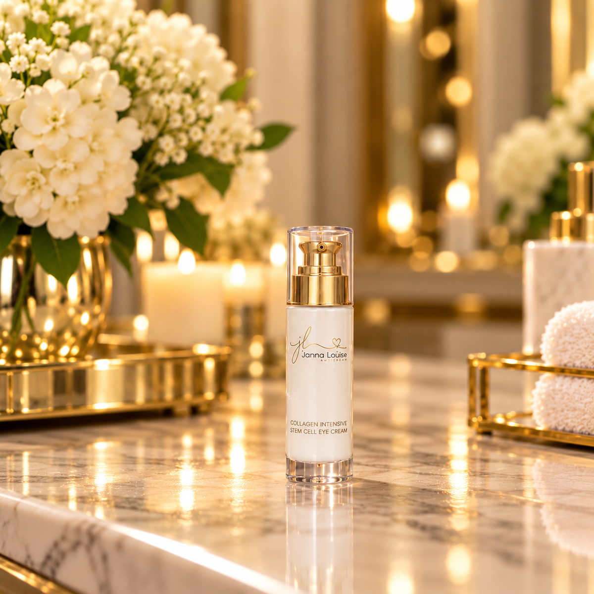 Collagen Intensive Stem Cell Eye Creamโข 30ML | Oogcrรจme tegen kraaienpootjes, wallen en donkere kringen.
