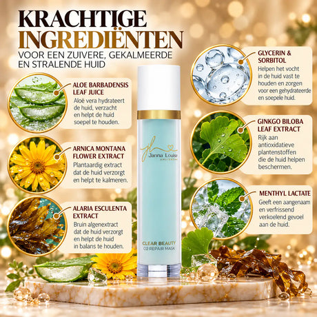 Clear Beauty - O2 Repair Mask™ 50ML | "Glowboost" Zuurstofmasker