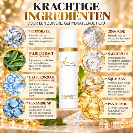 Clear Beauty – Purify Cream™ 50ML | Dagcrème onzuivere huid