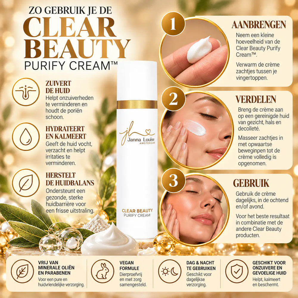 Clear Beauty – Purify Cream™ 50ML | Dagcrème onzuivere huid