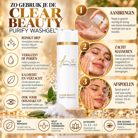 Clear Beauty - Purify Washgel™ 200ML | Dieptereiniging Gezicht