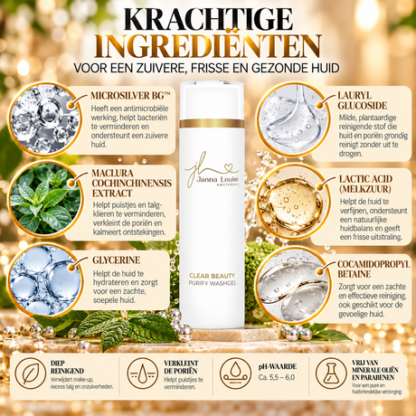 Clear Beauty - Purify Washgel™ 200ML | Dieptereiniging Gezicht