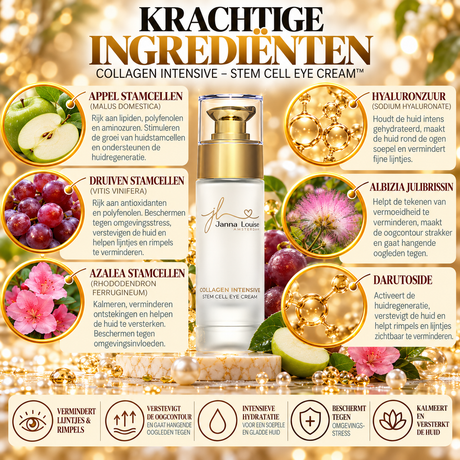 Collagen Intensive Stem Cell Eye Cream™ 30ML |  Oogcrème tegen kraaienpootjes, wallen en donkere kringen.