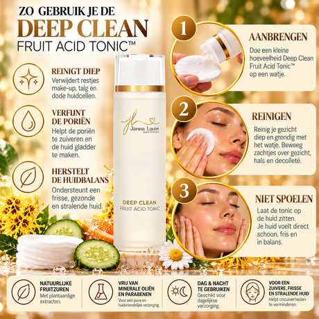 Deep Clean - Fruit Acid Tonic™ 200ML | "Scrubvervangende "Fruitzuurtonic