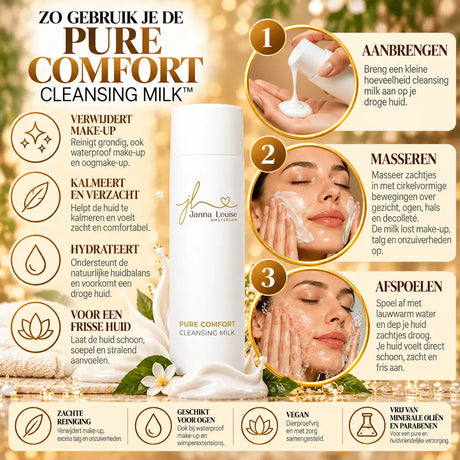 Pure Comfort - Cleansing Milk™ 200ML | Milde Romige Reinigingsmelk - Award👑