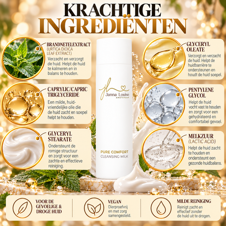 Pure Comfort - Cleansing Milk™ 200ML | Milde Romige Reinigingsmelk - Award👑