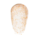 Vloeibare peeling met zichtbare exfoliërende korreltjes, geschikt voor zachte huidverzorging zonder parabenen.