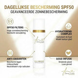 Daily Defense SPF50 - Sun Cream™ 50ML met luxe huidverzorging, geschikt voor alle huidtypen, beschermt en hydrateert de huid.