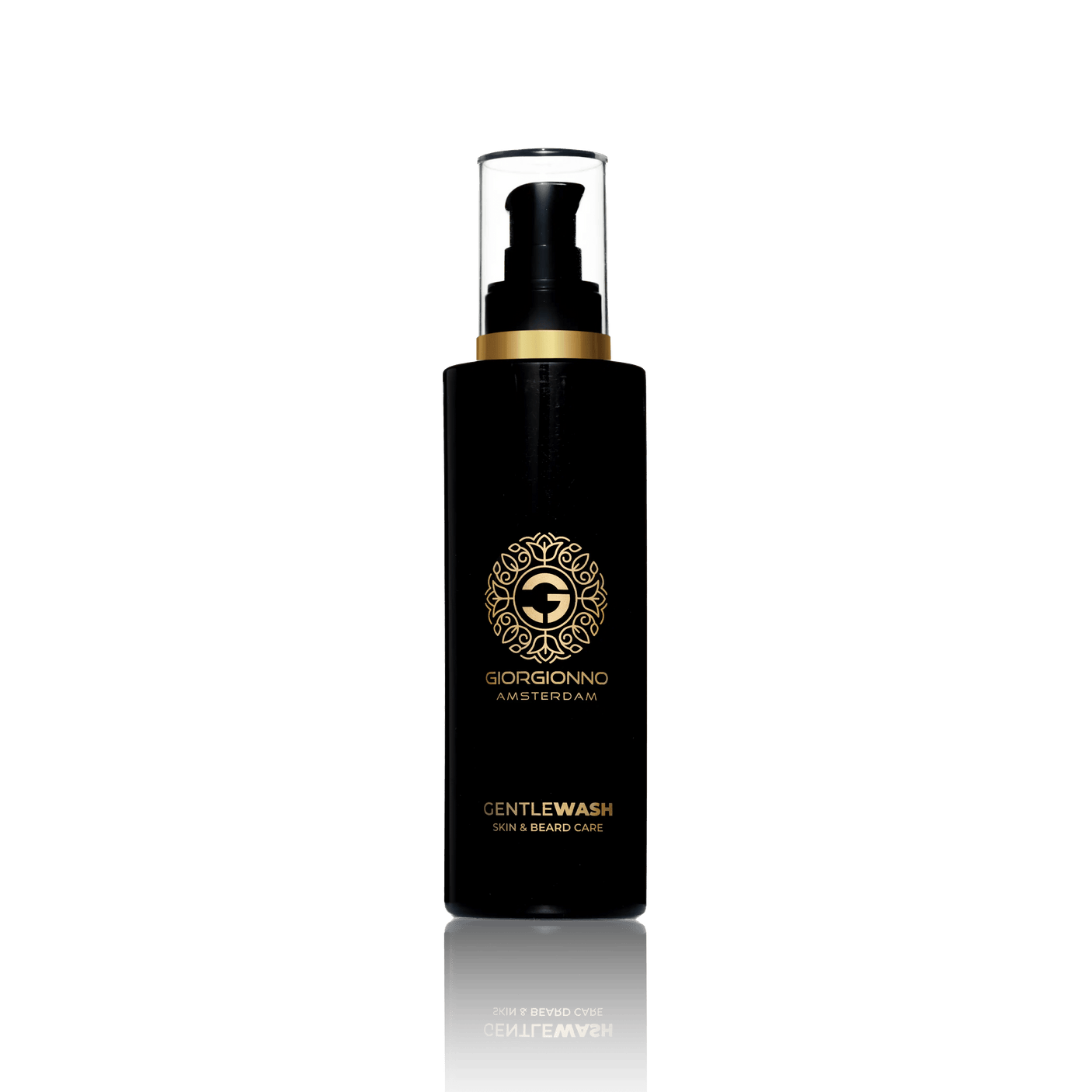 Elegant verpakte GentleWash™ 200ML reinigingsgel voor mannenhuid, antibacterieel en geschikt voor alle huidtypen.