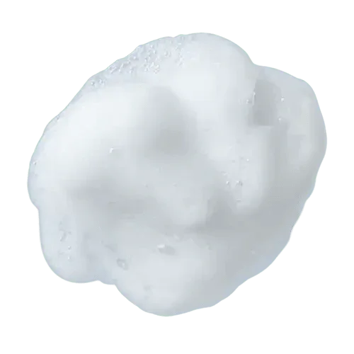 Luchtige schuimtextuur van GentleWash™ 200ML, antimicrobieel en zuiverend voor alle huidtypen mannen.